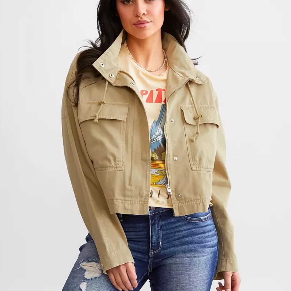 BKE Boxy Collared Jacket